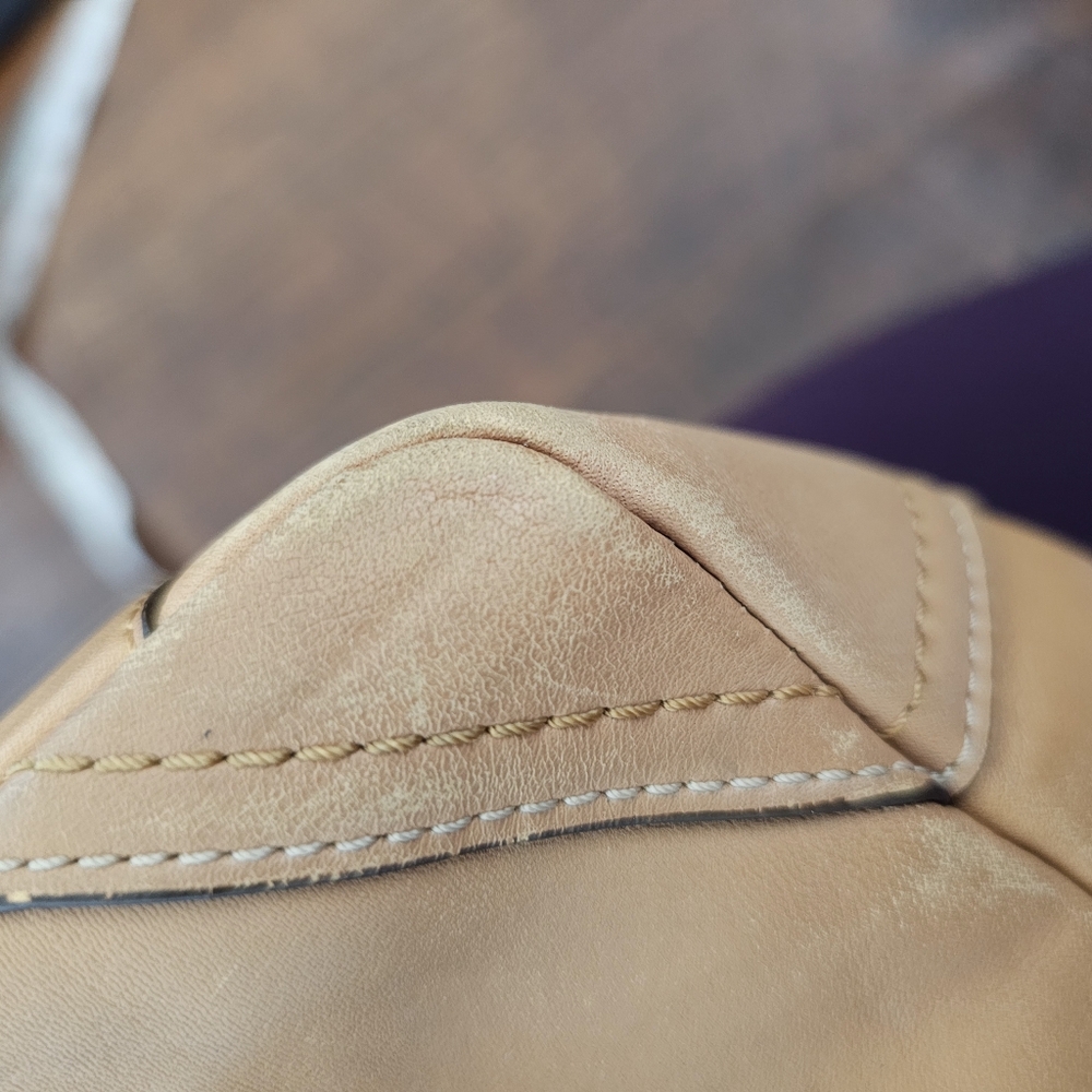 Coach Y2K Elegant Gallery Tote Bag Tan Leather Side Turnlocks Carryall F11524‎ - Picture 13 of 14